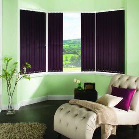 purple window blackout blinds