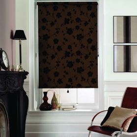 taffeta chocolate blind