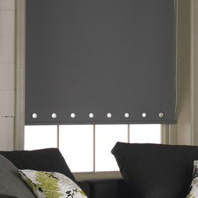 plain grey blind